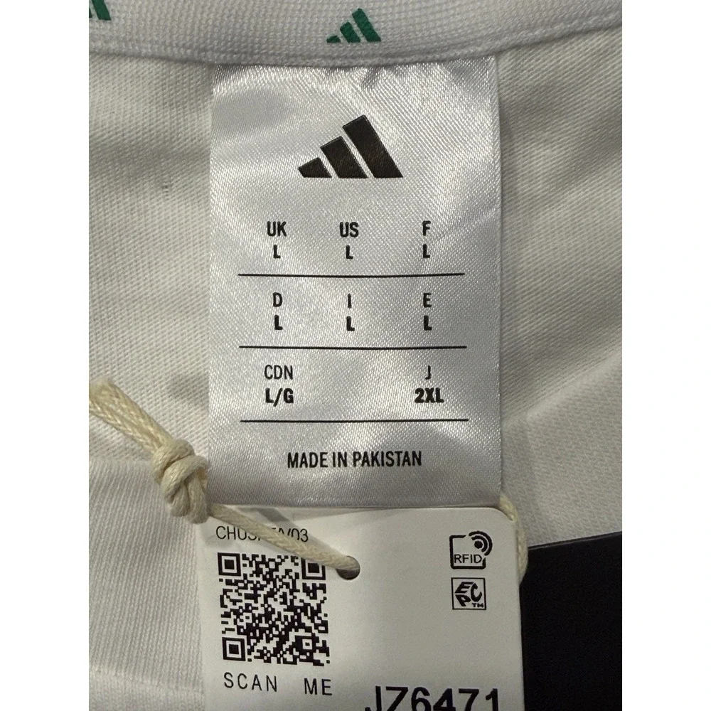 Adidas FMF Mexico DNA Tee Mens White Soccer Shirt JZ6471 NWT